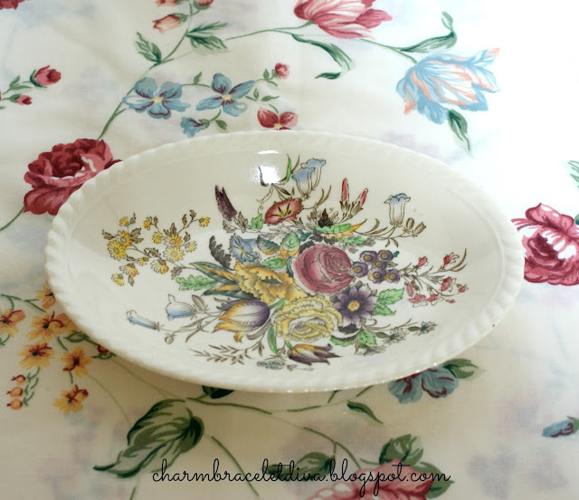 Johnson Bros floral plate