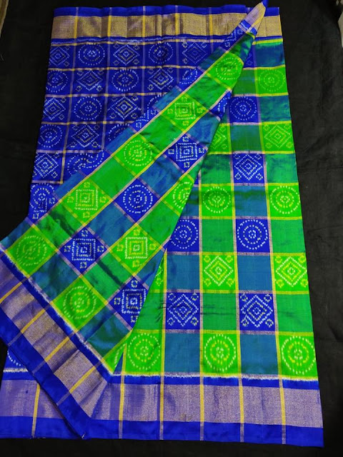 Ikkat Pattu Sarees