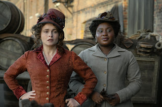 Enola Holmes 2. Helena Bonham Carter as Eudoria Holmes, Susan Wokoma as Edith. Photo courtesy of Netflix