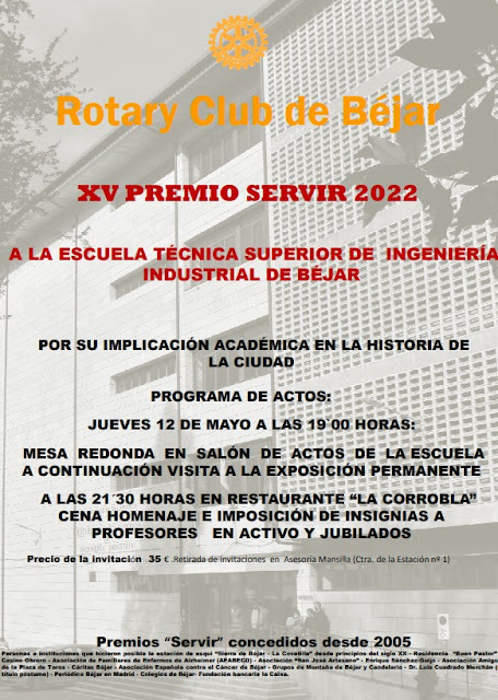 El Rotary Club reconoce la labor de la Escuela de Ingenieros con el Premio Servir - 28 de abril de 2022