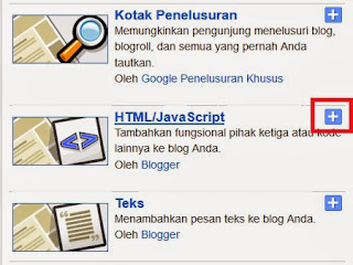 Mencari Menu Edit HTML/Javascript di Blog