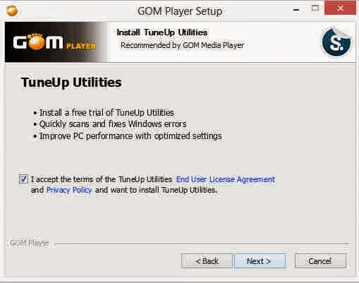 Cara install GOM Player