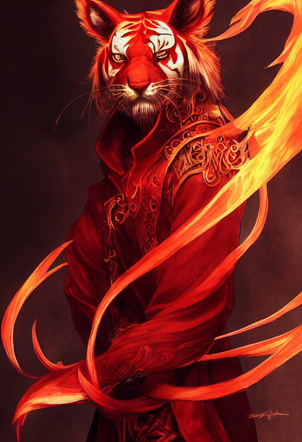 Red Tiger Mage Of Flames
