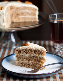 Hummingbird cake made with coconut oil