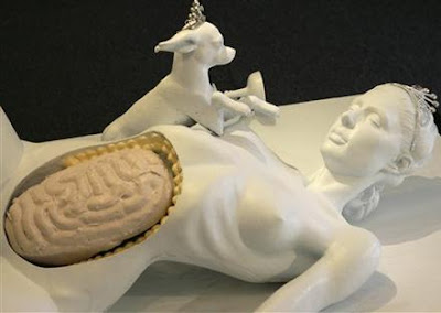 Paris Hilton Autopsy Sculpture