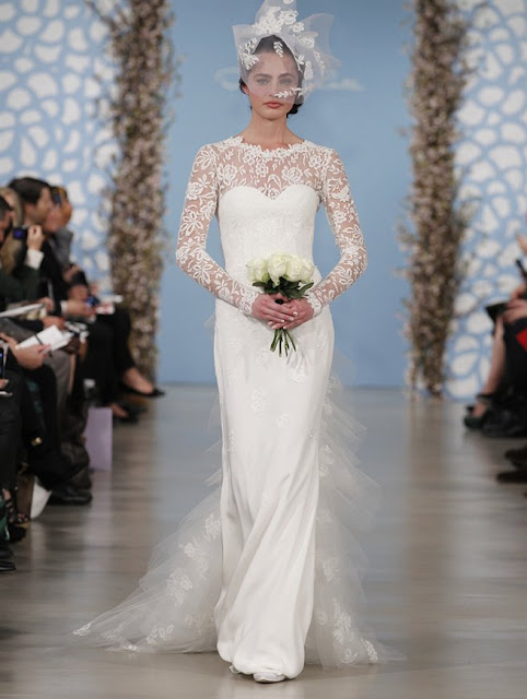 Oscar de la Renta Spring 2014 lace princess Wedding Dresses