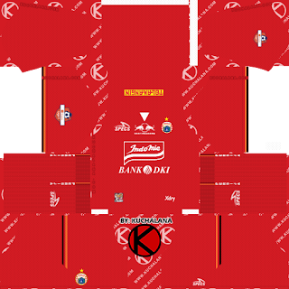  Yang akan saya share kali ini adalah termasuk kedalam home kits Baru, Persija Jakarta Kits 2019 - Dream League Soccer Kits