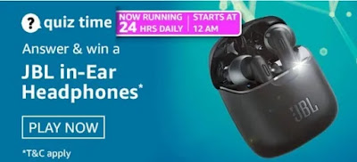 अमेज़ॅन क्विज़ 06th अप्रैल 2021-Win JBL Headphones