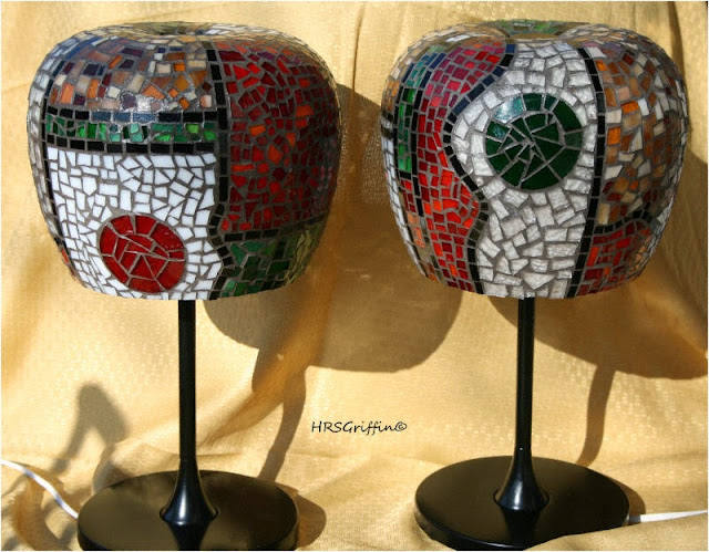 Ikea Lamps Into Art: Mosaic Lamps