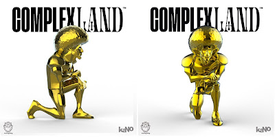 ComplexLand Exclusive The Messenger Gold Edition Resin Figure by kaNO x Munky King