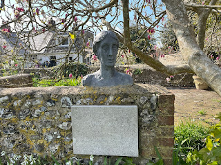 Virginia Woolf bust Monk's House