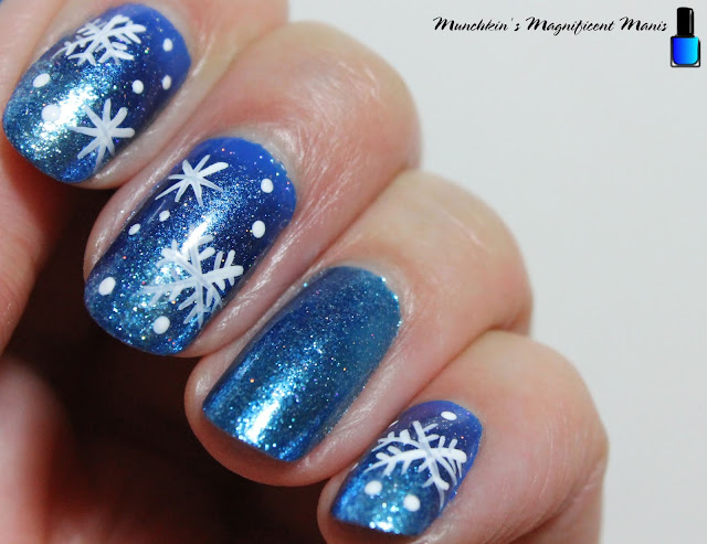 Snowflake Nail Design