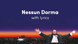 Nessun Dorma Lyrics In English (Translation) - The Three Tenors | Luciano Pavarotti