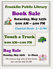 Franklin Library Book and Bag Sale - May 2014