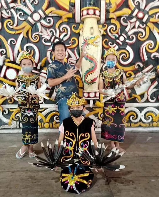 Pampang Cultural House, East Kalimantan