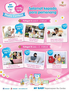 Info Pemenang - 150 Pemenang Kontes Foto Favorit My Baby Lovely Spa 2015