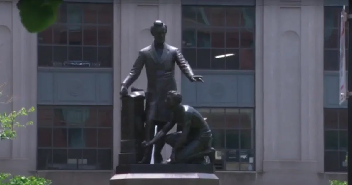 Emancipation Group Statue Of Lincoln And African-American Archer Alexander Removed After Complaints That It Fails To Depict Freedom