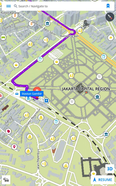 map peta dari bekasi ke stasiun gambir jakarta pusat disusun oleh petajalankejakarta blogspot