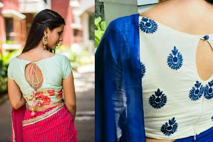 Trends For Simple Saree Blouse Designs Front And Back