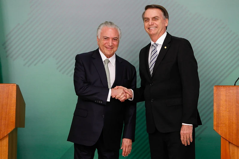 Michel Temer diz que não é golpista mas fez tudo para eleger Bolsonaro