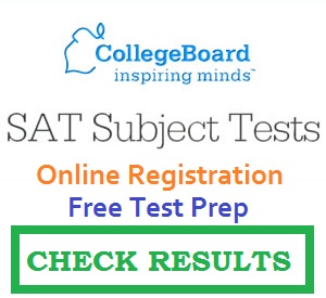  Full list of SAT TEST SUBJECTS