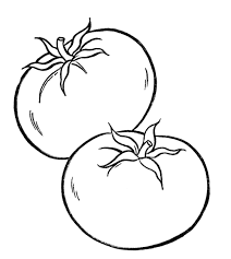 Best Cartoon Tomato Coloring Page - Free Printable Coloring Pages For Kids