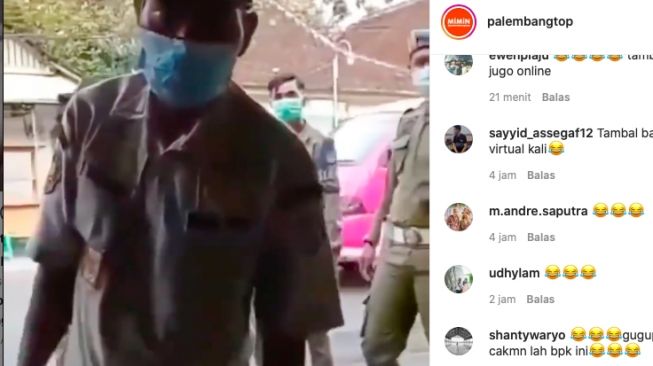 Viral Sat Pol PP Suruh Tambal Ban Online, Tukang Tambal Kebingungan