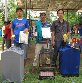 Juara 1, 2 dan 3 Kenari KPKJ