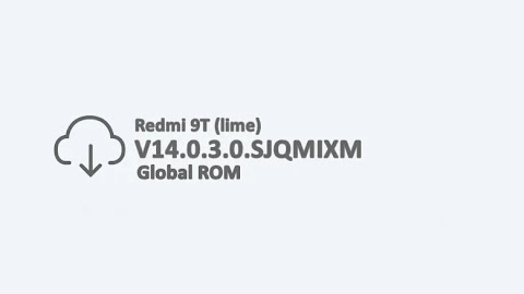 Redmi 9T (lime) V14.0.3.0.SJQMIXM Global ROM