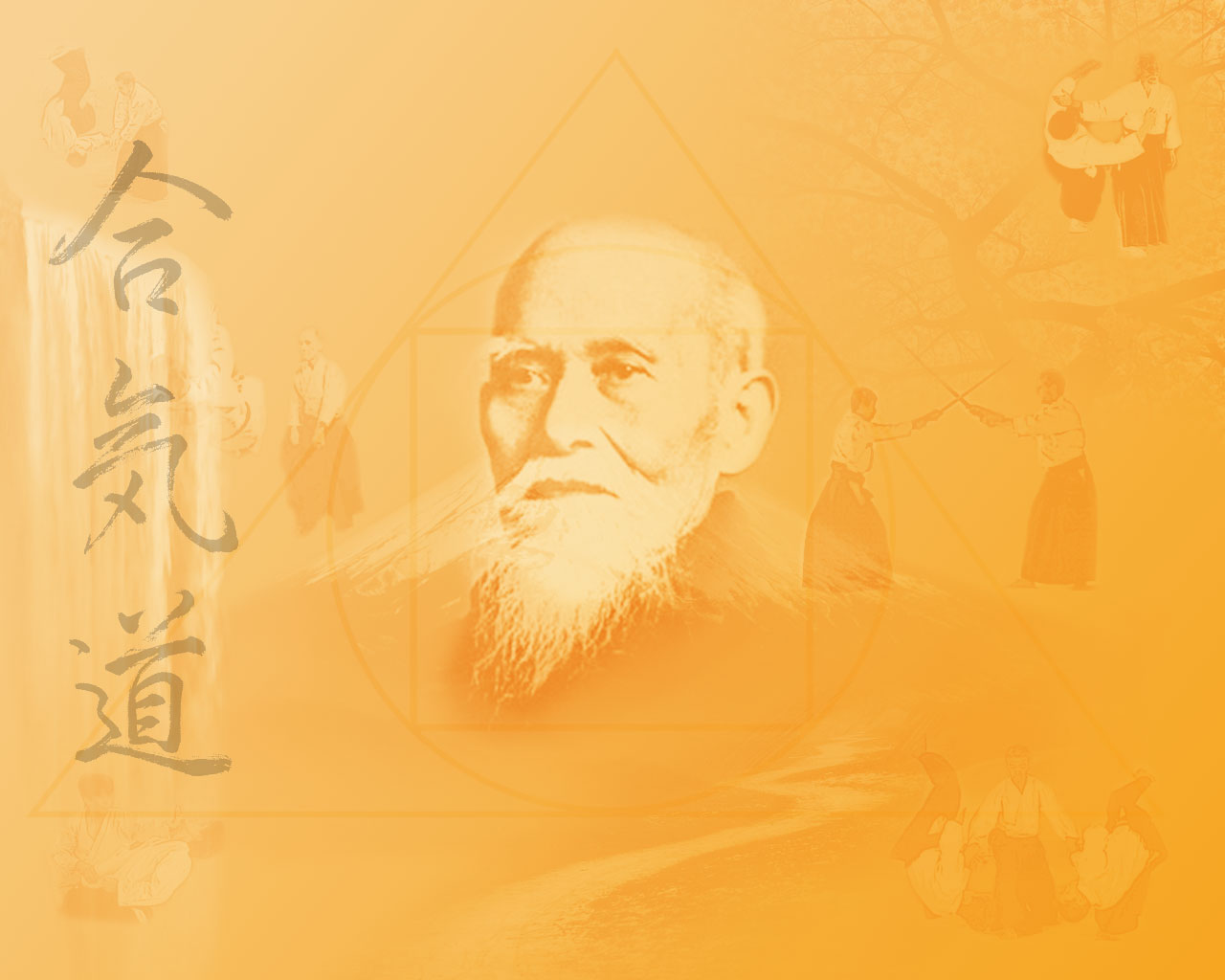 ... Grand Master Ueshiba Morihei – 1883 – 1969. Aikid ō wallpaper