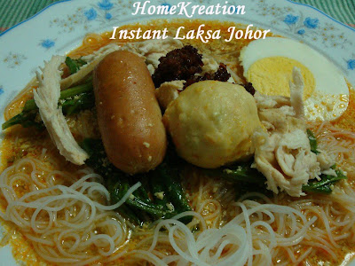 laksa johor resepi. Instant Laksa Johor