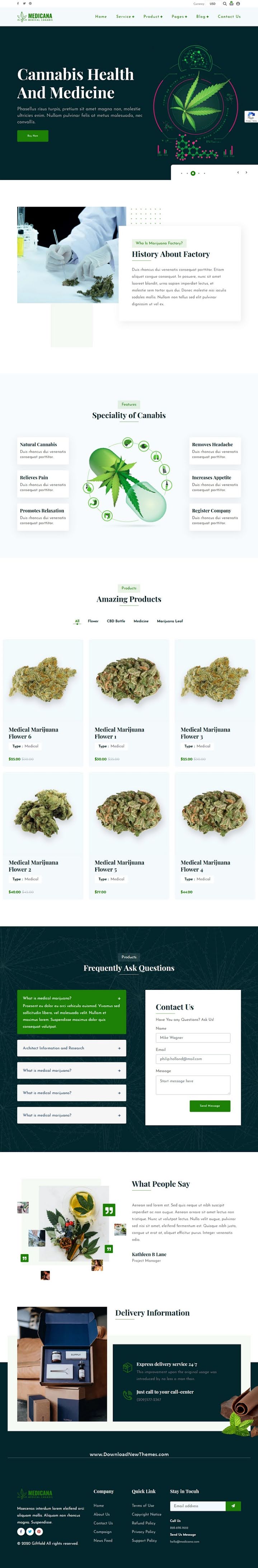 Medical Cannabis Shopify Theme