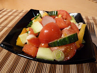 Salata cu pui si dressing Vinegrete