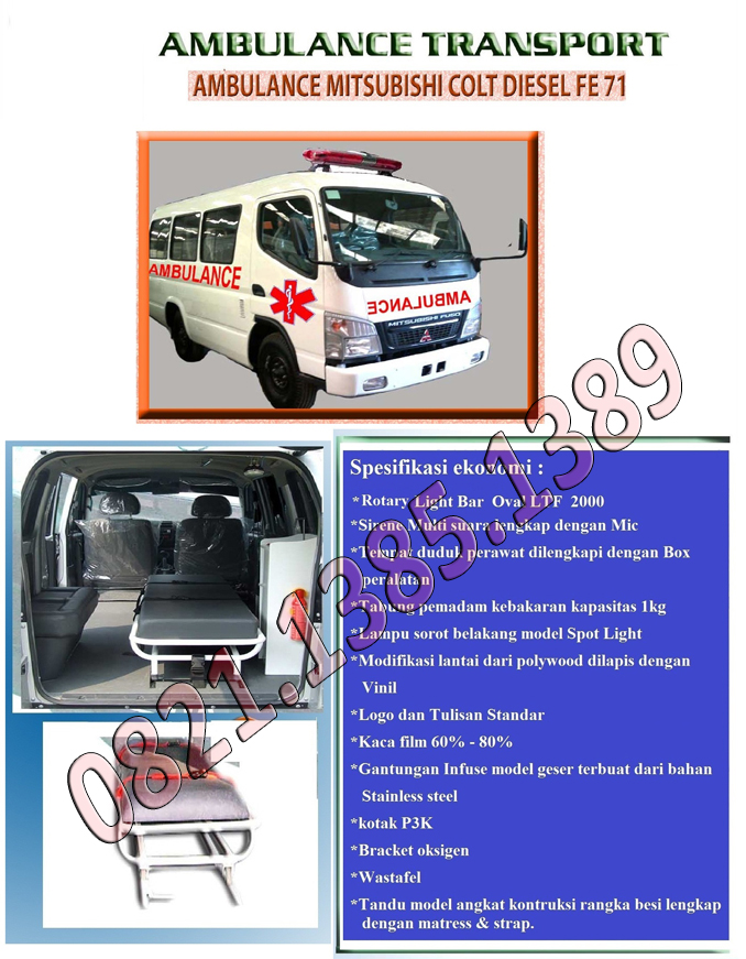 Spesifikasi Truck Ambulance Mitsubishi