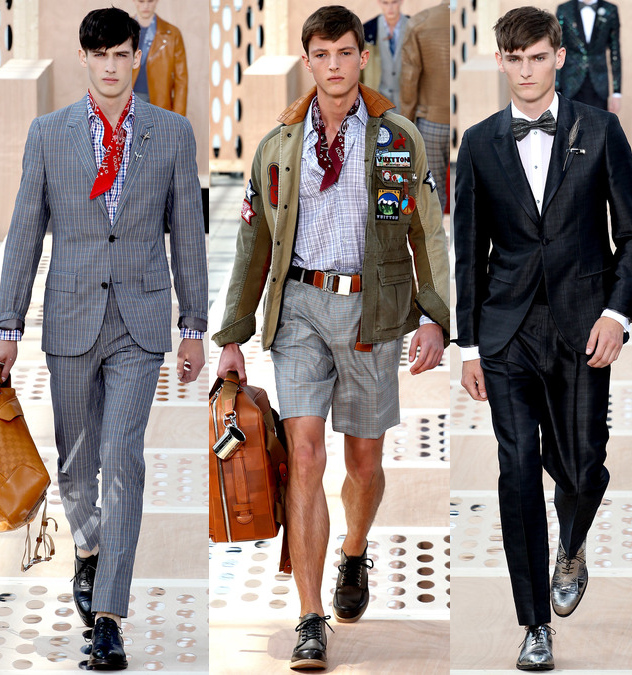 louis vuitton mens spring 2014 silk suits