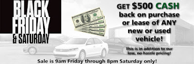 Black Friday Special at Emich VW