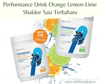 Performance Drink Orange Lemon-Lime Shaklee Saiz Terbaharu