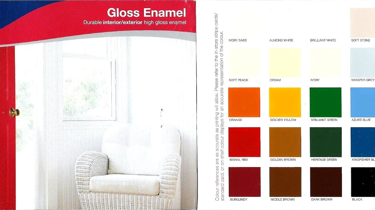 Colour Charts For Interior Painting