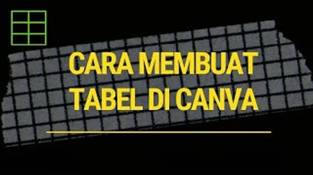 Cara Membuat Tabel di Canva