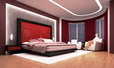 elegant pop designs for luxury bedroom ceiling and walls