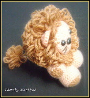 Lion amigurumi