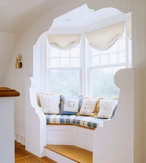 how to make a bay window bench seat