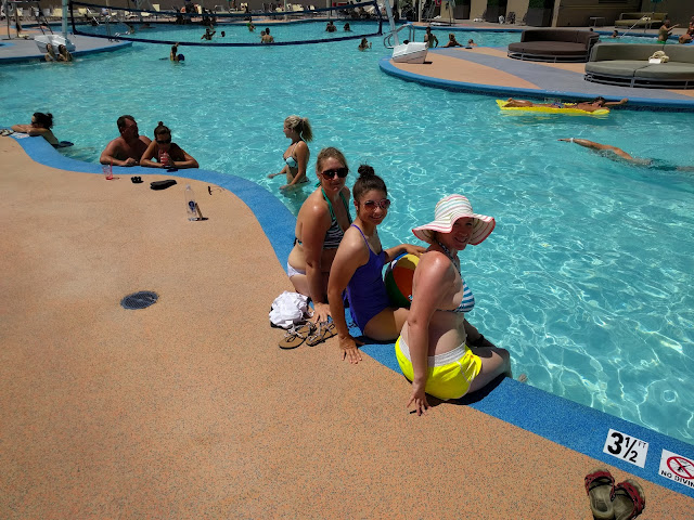 Pool day at the Stratosphere