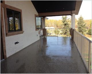 This second level deck is now waterproofed with roof-grade protection with Duradek