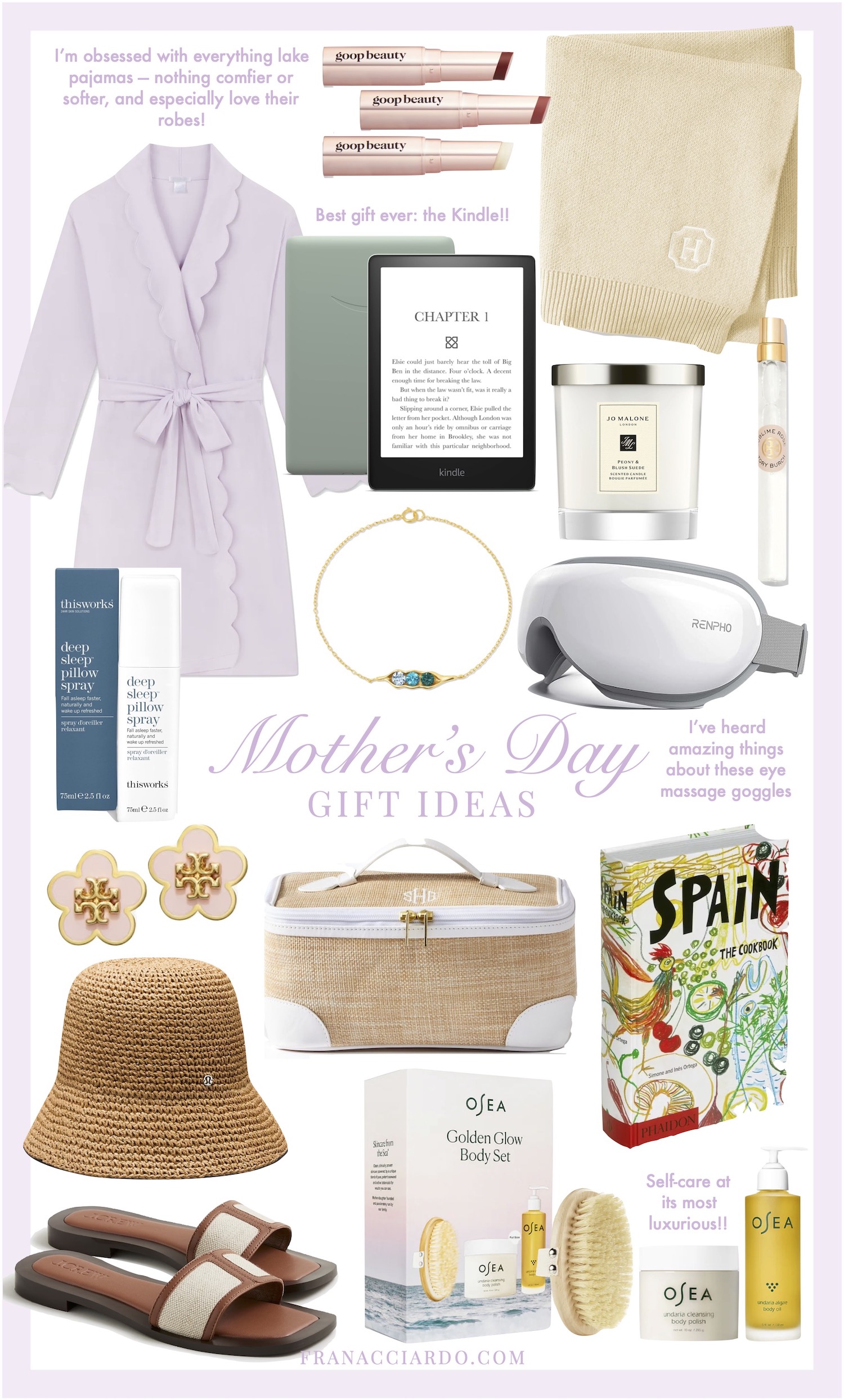 Mother's Day Gift Guide Ideas 2024 Luxurious Affordable Self-Care Gifts