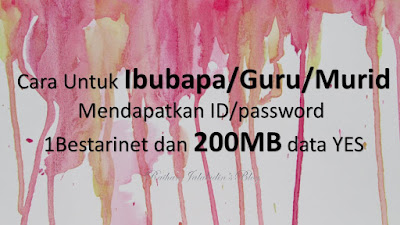 Cara Untuk Ibubapa Mendapatkan ID 1Bestarinet 