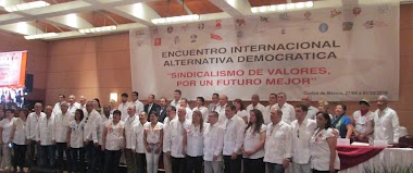 La CGTP participa del Encuentro Internacional Alternativa Democrática