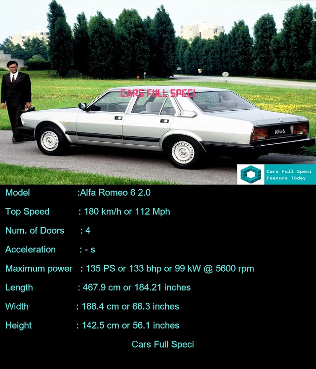 Alfa Romeo 6 2.0