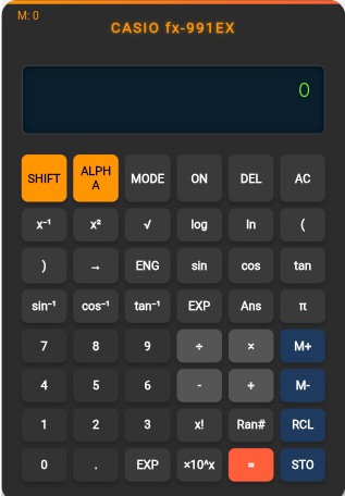 CASIO Scientific Calculator