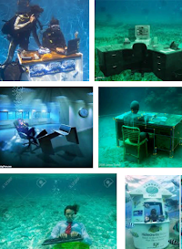 The underwater office!